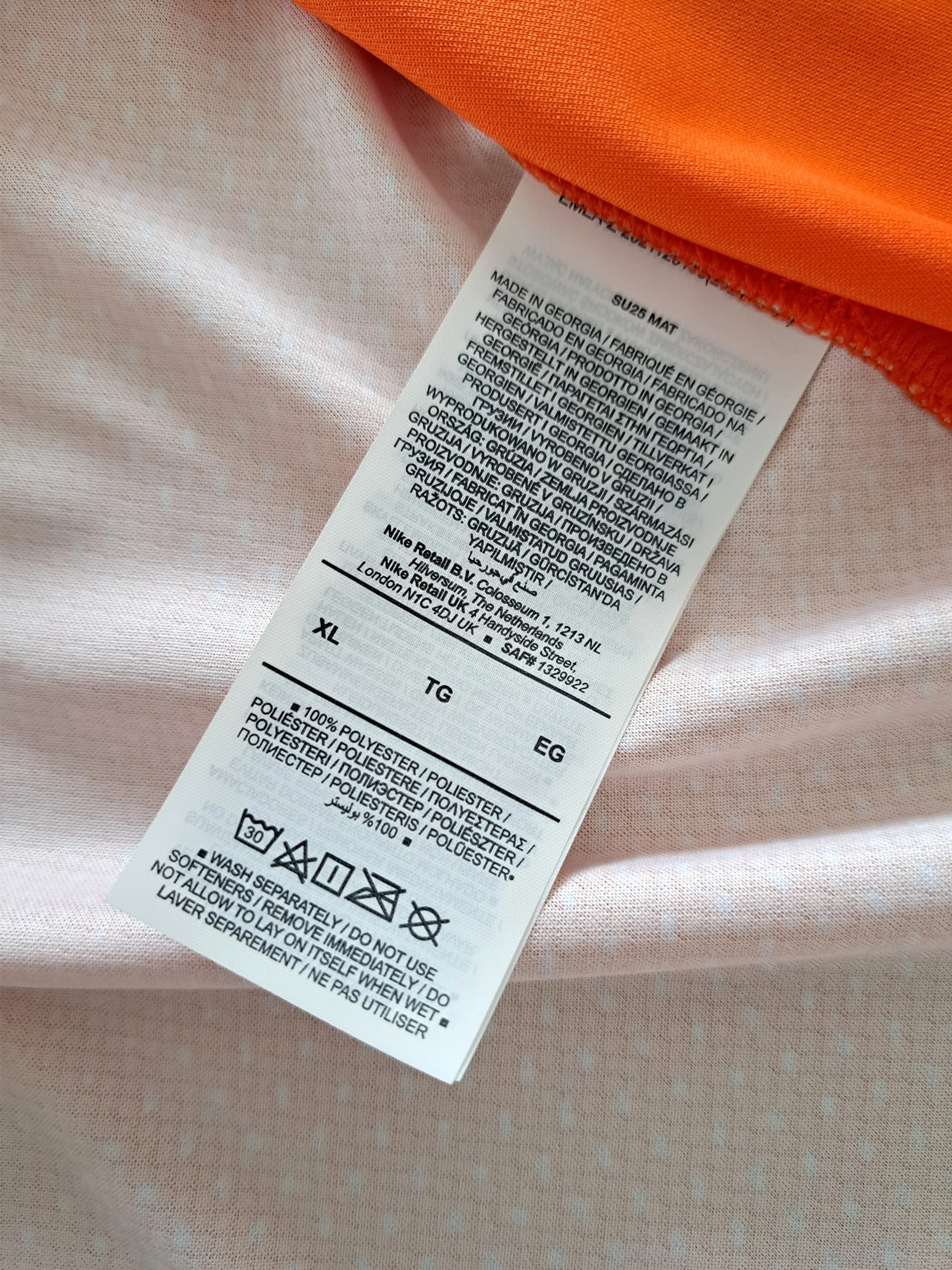 2025/26 Netherlands Woman Home Football Shirt (XL) - Image 5