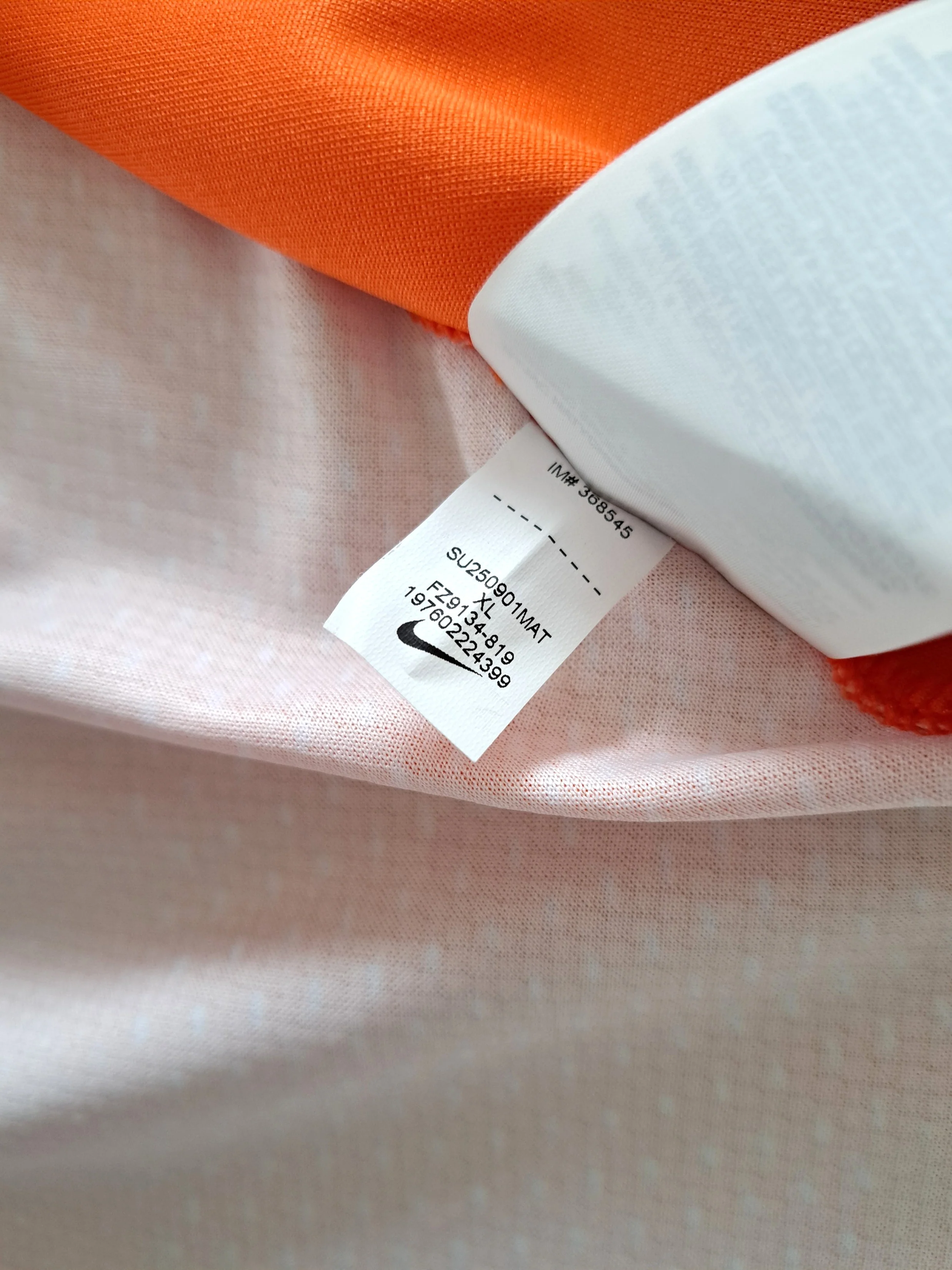 2025/26 Netherlands Woman Home Football Shirt (XL) - Image 6