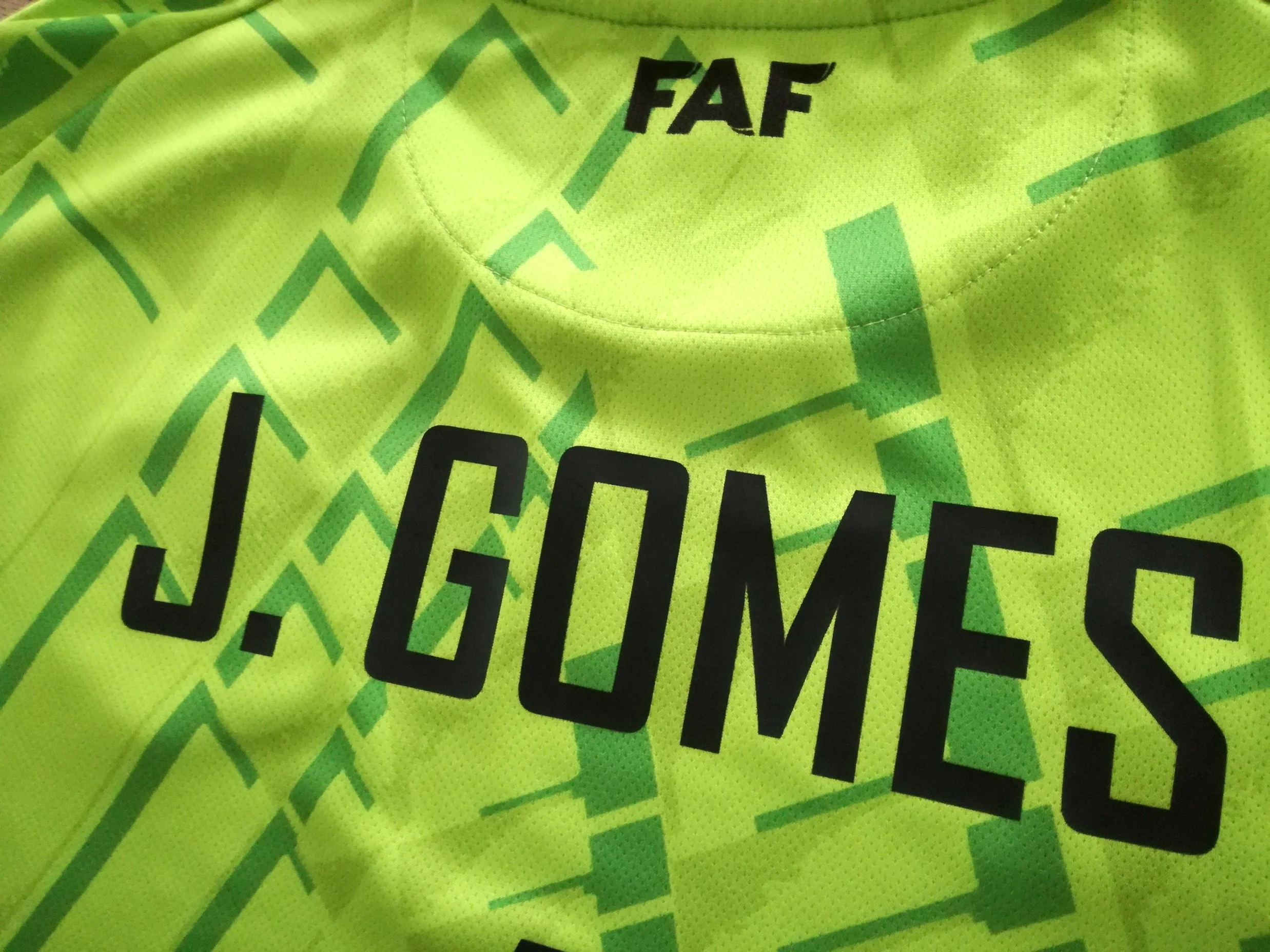 2025 Andorra GK World Cup Qualifier (vs Latvia) Match Worn Football Shirt J.Gomes #1 (M) - Image 9