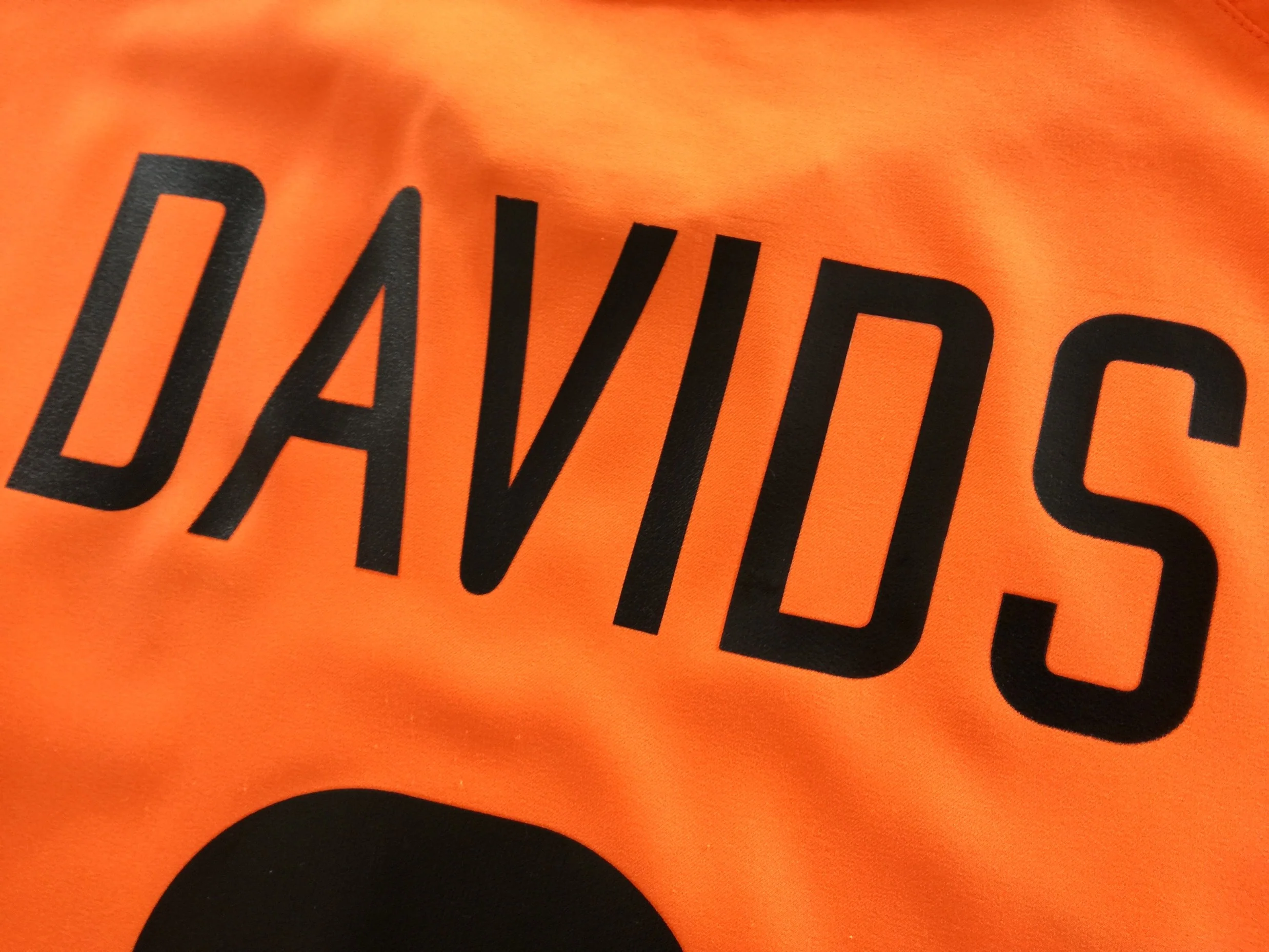 2002/03 Netherlands Home Football Shirt Davids #8 (S) - Image 6