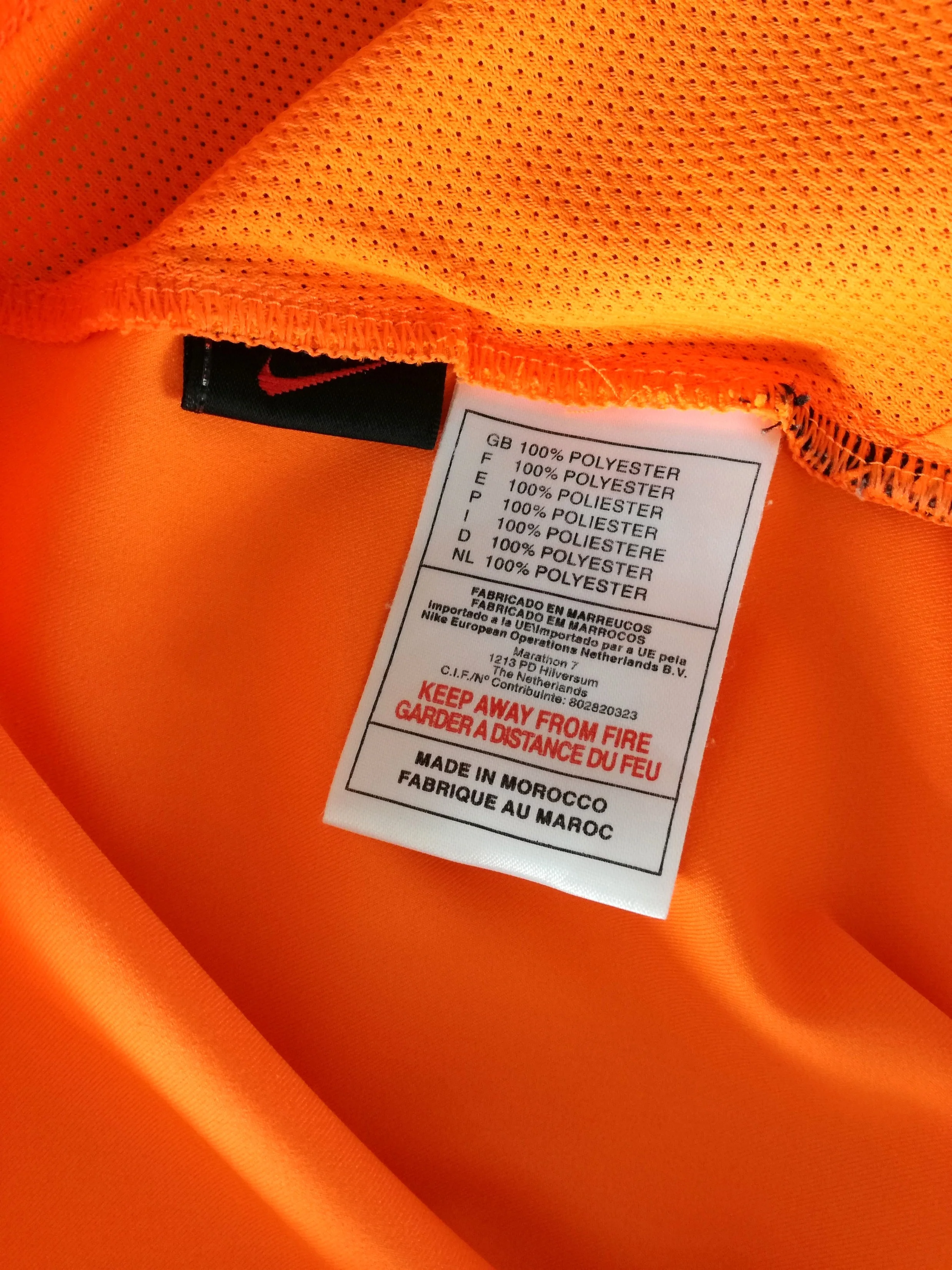 2002/03 Netherlands Home Football Shirt Davids #8 (S) - Image 8
