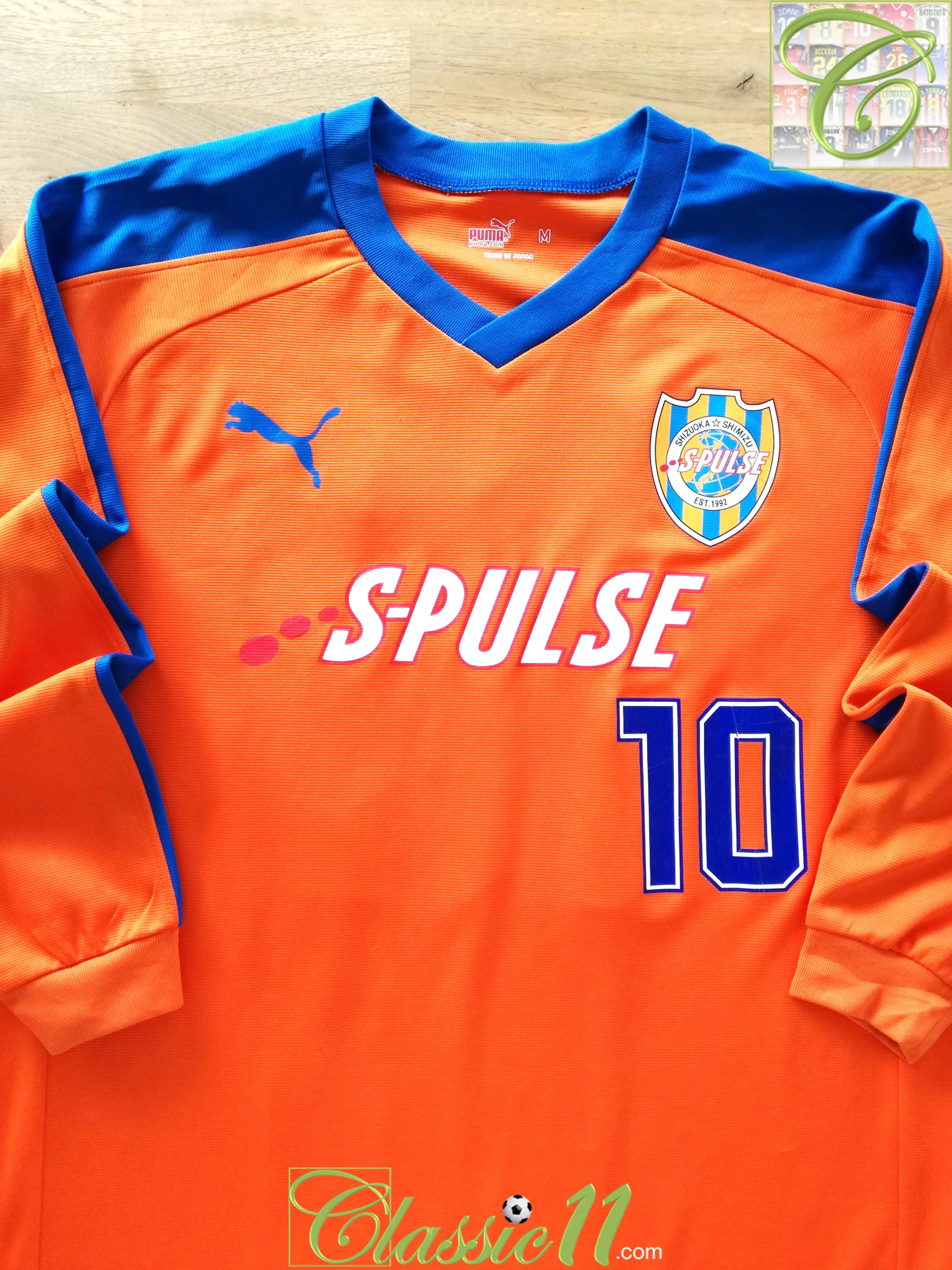 2008 Shimizu S-Pulse Home Academy Football Shirt. #10 (M) - Image 2
